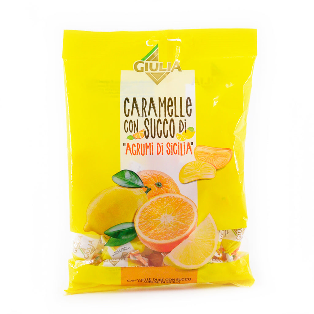 Bonbons La Giulia Caramelle con Succo di Limone ed arancia fourrés au –  Italian Gourmet FR