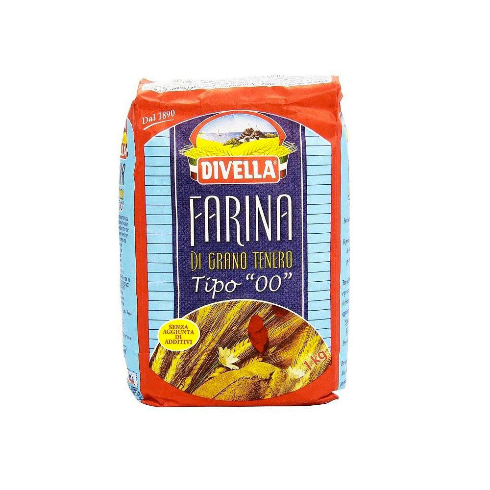 Divella Farina Grano Tenero Farine de Blé Tendre Type 00 1kg – Italian  Gourmet FR