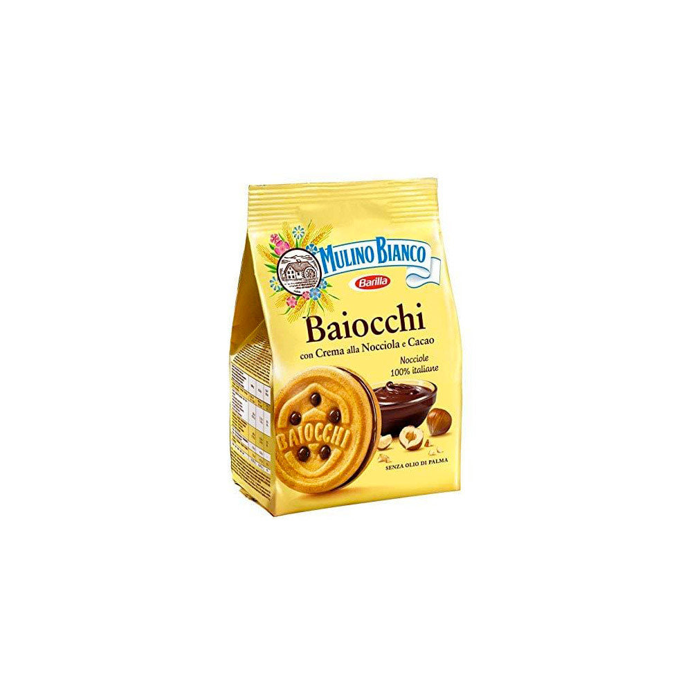 12 X BAIOCCHI Mulino Bianco Biscuits Crème Noisettes Cacao Tube De 168 Gr  Double EUR 20,72 - PicClick FR