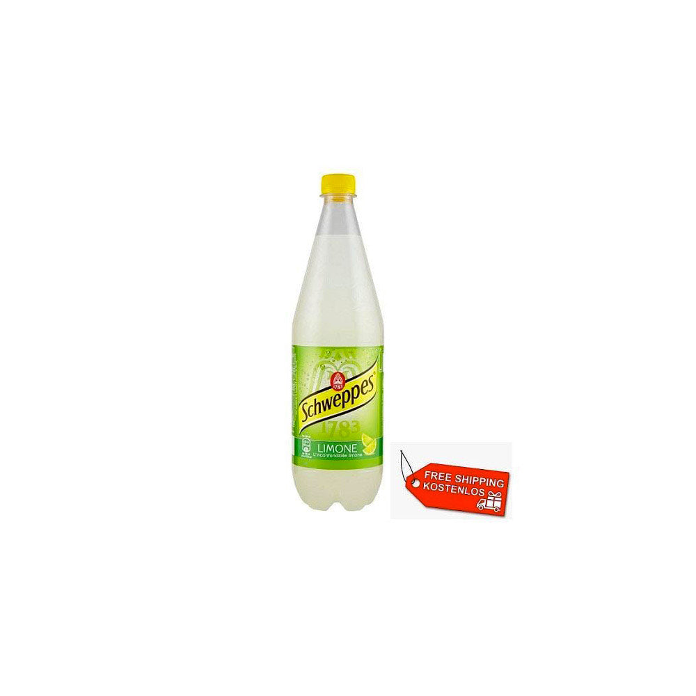 12x Boisson gazeuse italienne au citron Schweppes Limone 1L