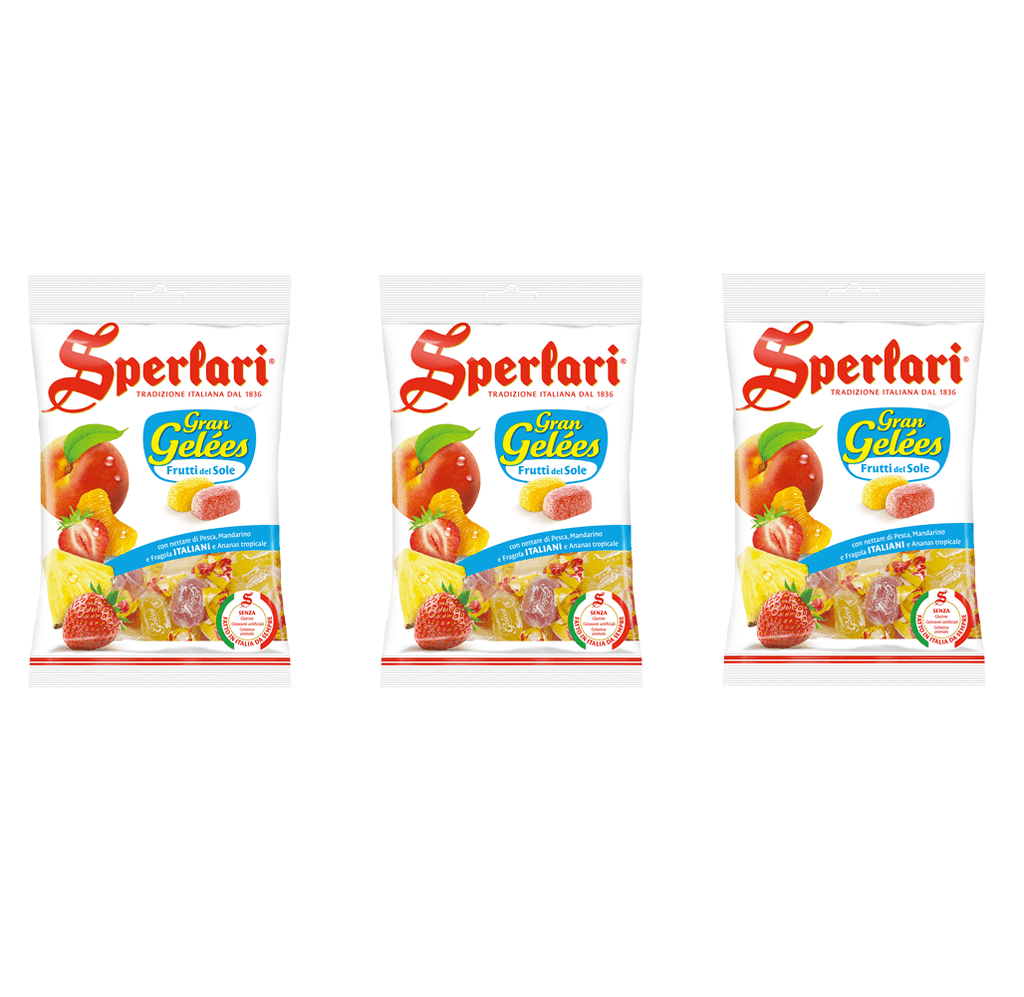 Sperlari Caramelle Gelee Frutti del Sole, 175g 