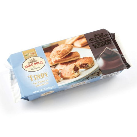 Asolo Dolce Tindy con crema al cioccolato Pâte feuilletée fourrée à la crème au chocolat 110g