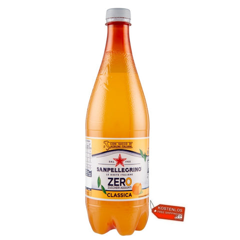 12x San Pellegrino l'Aranciata Zero Orangeade Zéro 0,75cl