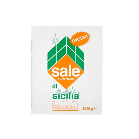 6x Italkali Sale grosso di Sicilia Gros sel sicilien 1kg