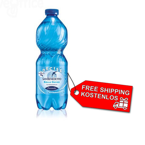 48x San Benedetto Acqua Frizzante Eau Minérale Pétillante 500ml