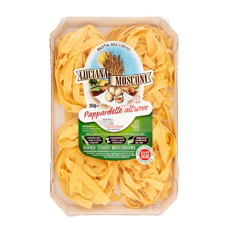 6x Pasta Artigianale Artisan Luciana Mosconi Pappardelle all'uovo 250g