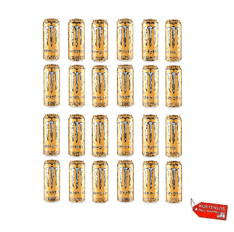 24x Monster Energy Drink ULTRA GOLD PINEAPPLE ZERO 500ml