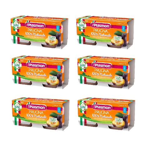 6x PLASMON Prugna Prune 2x80g