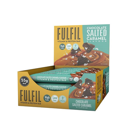 Fulfil gusto cioccolato e caramello salato barres protéinées BOX 15x55gr