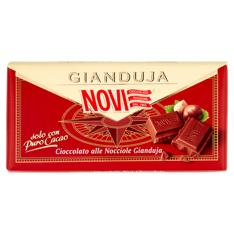 3x Novi Gianduja Cioccolato alle Nocciole Gianduja Gianduja Chocolat Noisette 100 g