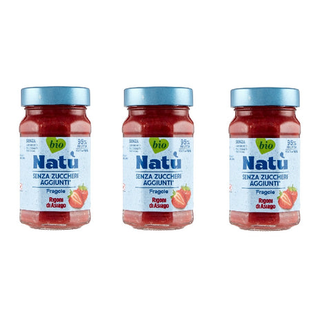 Rigoni di Asiago Natù marmellata alle Fragole BIO 240g - Confiture de Fraises BIO