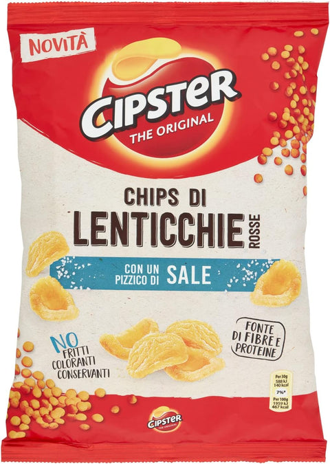 Cipster di Lenticchie Rosse al Sale aux lentilles rouges au sel 80g