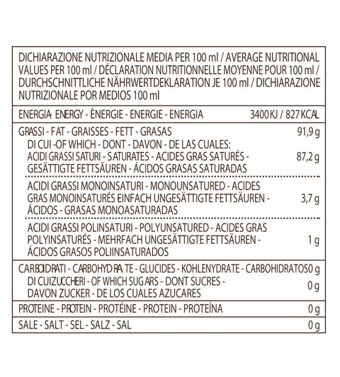 Fratelli Mantova Olio di Cocco Biologico Huile de Noix de Coco Bio 200ml