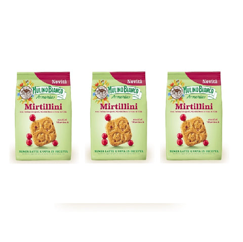 Mulino Bianco Mirtillini Biscuits Mulino Bianco Mirtillini à la farine complète, canneberges et graines de chia 270gà la farine complète, canneberges et graines de chia 270g