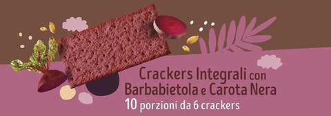 Misura Fibrextra Crackers Integrali Barbabietola e Carota Nera Complets Betterave et Carotte Noire 385g