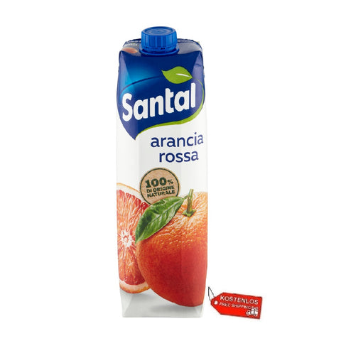 12x Parmalat Santal Succo di Frutta Arancia Rossa Jus de Fruits Orange Sanguine 1Lt