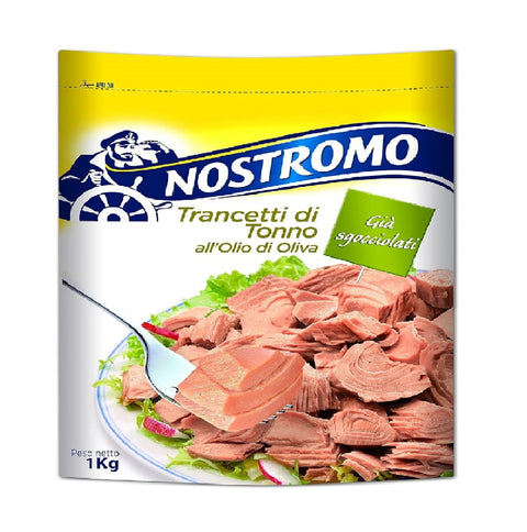 Nostromo Trancetti di Tonno all'olio di oliva Steaks de thon à l'huile d'olive 1kg