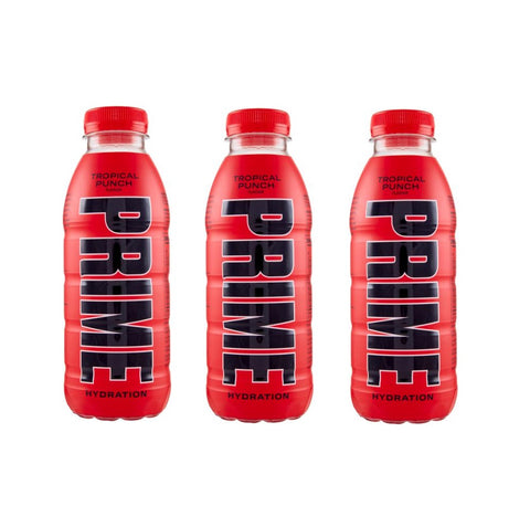 3x Prime Hydration Tropical Punch  boisson énergisante 500ml