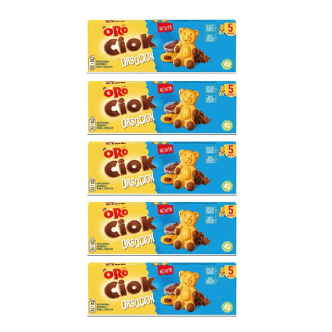 5x Oro Ciok Orsociok gâteau fourré au chocolat 150g