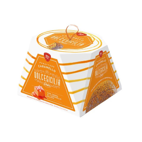 Dais Panettone al caramello salato panettone à la crème de caramel au beurre salé 800gr