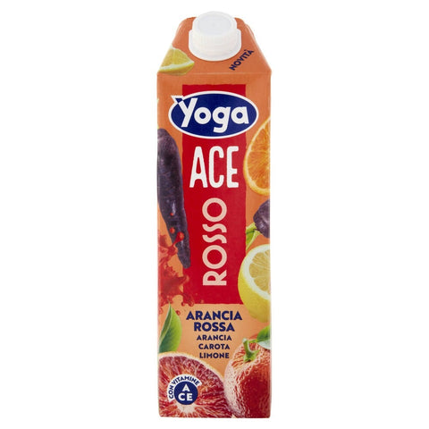 Yoga Nettare Ace Rosso nectar de citron carotte orange sanguine 6x1L