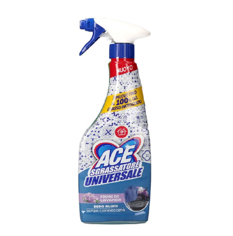 ACE Spray Sgrassatore Universale Fiori di Lavanda Senza Candeggina Dégraissant universel en spray 600ml