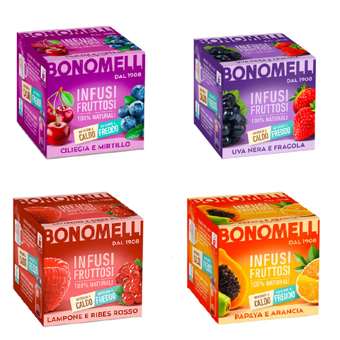 Testpacket 4x Bonomelli Infusi Fruttosi  infusions fruitées