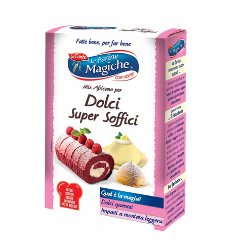 Lo Conte Le Farine Magiche Mix Africano per Dolci Super Soffici farine pour gâteaux super moelleux 1kg