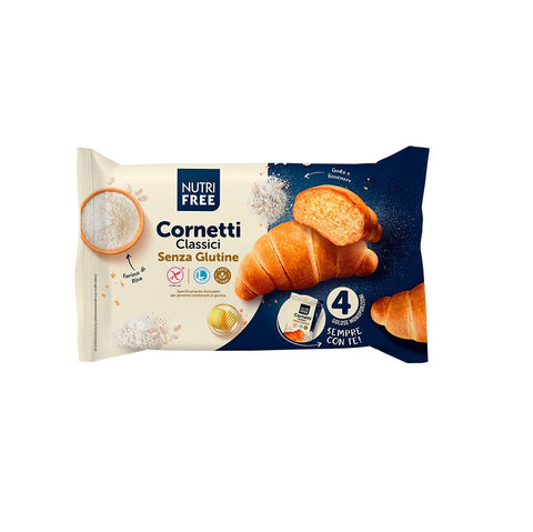 Nutri Free Cornetti classici senza glutine Croissants classiques sans gluten 200gr (4x50g)