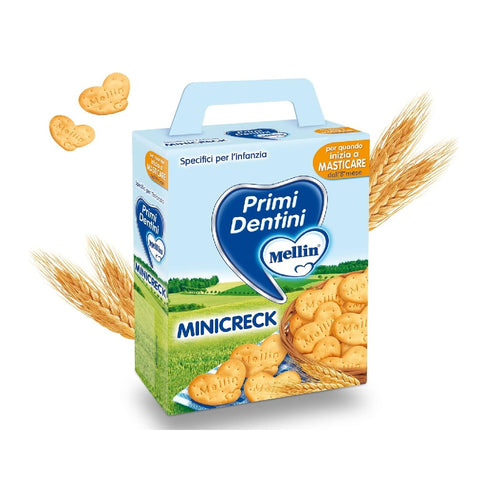 Mellin Rotelle di Piselli snack à base de pois 6x20gr