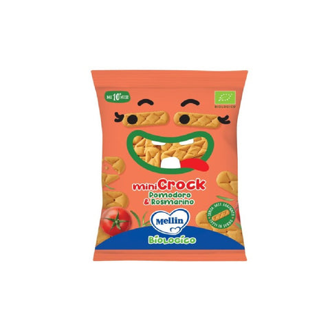 Mellin Minicrock Pomodoro E Rosmarino Snack à base de tomates et romarin 5x30gr