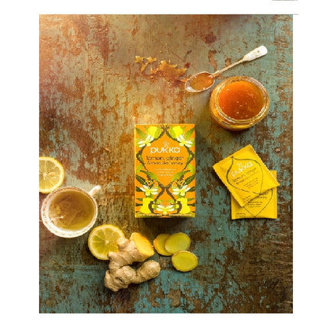 3x Pukka Lemon Ginger Manuka Honey 20filtres