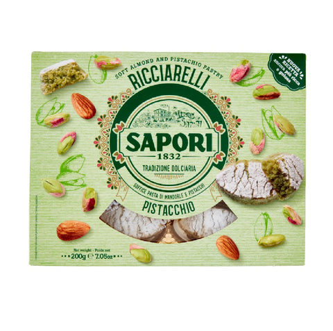 Sapori Ricciarelli al pistacchio bonbons à la pistache 200gr