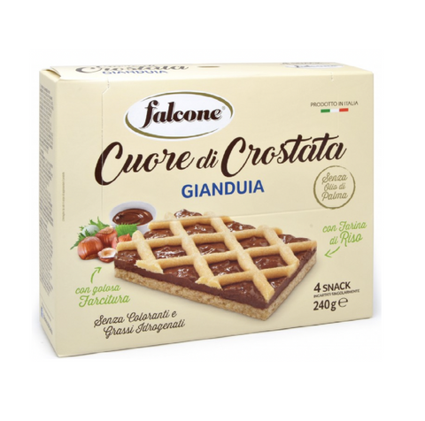 12x Falcone Crostata Gianduia Tarte au Gianduia 240gr