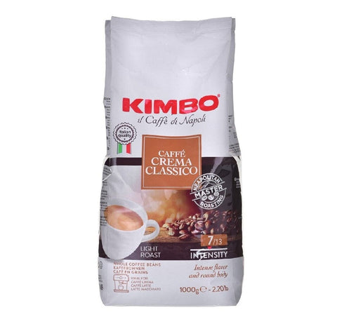 Kimbo Crema Classico Caffè in Grani Café en grains 1kg - OFFRE SPÉCIALE