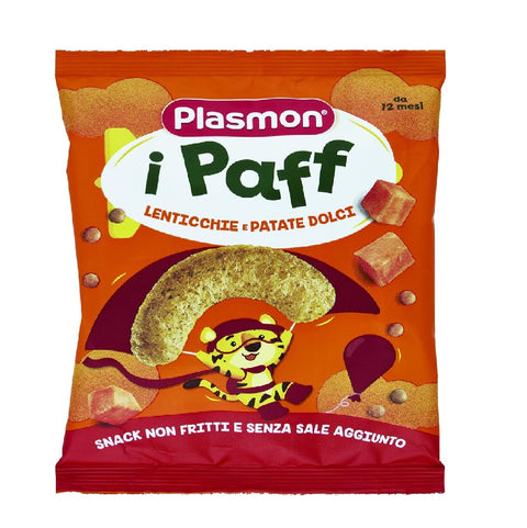 5x Plasmon Paff lenticchie e patate  collations pour enfants 15gr