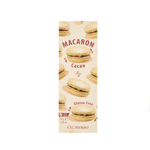 3x Cuorenero Macaron Cacao 42g