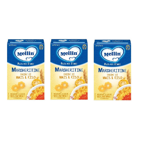 Mellin Margheritine Farine di Mais & Riso Nouilles pour les enfants 280 g