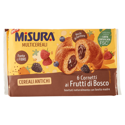 Misura Multicereali Cornetti ai Frutti di Bosco Croissants multigrains aux fruits des bois 298g