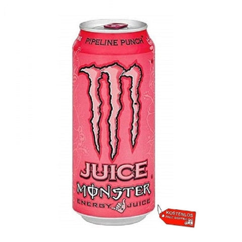 24x Monster Energy Pipeline Punch soft drink 500 ml de boisson gazeuse