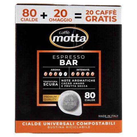 KIT Motta Caffè Espresso Bar 100 Cialde Kit de 100 dosettes de café Espresso Bar - OFFRE SPÉCIALE