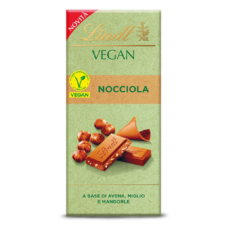 5x Lindt Tavoletta Vegan Nocciola tablette de chocolat vegan noisette 100gr