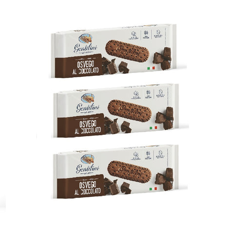 Gentilini Osvego al cioccolato biscuits au chocolat 250g