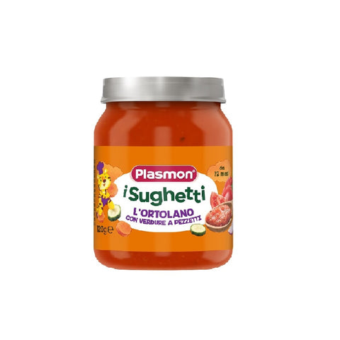 3x PLASMON Sughetti L'ortolano sauce aux légumes hachés 120gr