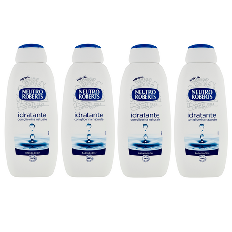 4x Neutro Roberts Bagnodoccia Idratante  Gel douche hydratant 450 ml