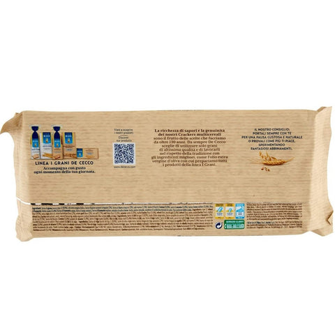 De Cecco Crackers Multicereali Multicéréales 250g