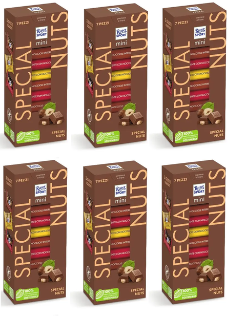 Ritter Sport MINI SPECIAL NUTS  7 Pièce 116gr