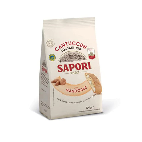 Sapori Cantuccini Toscani IGP All Mandorle Biscuits aux amandes Biscuits 100g