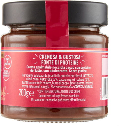 Cameo High Protein Crema Proteica Spalmabile Cacao Nocciola Cacao Noisette Crème Protéinée à Tartiner 200g