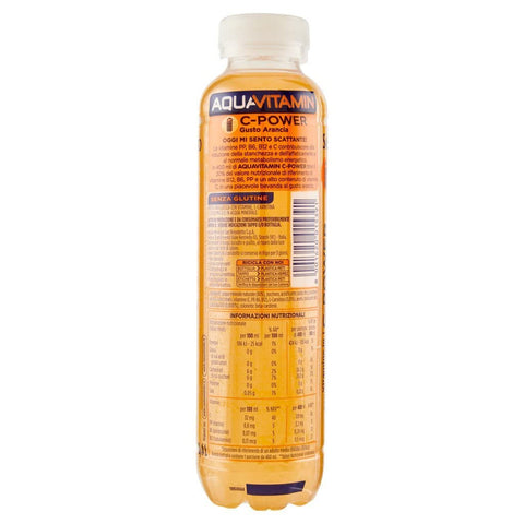 12x Eau San Benedetto Aquavitamin C-Power avec bouteille PET orange 40cl